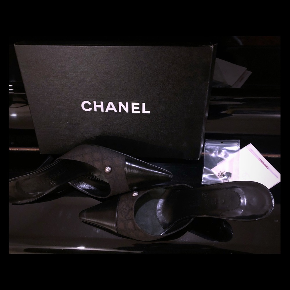 Lightly used Chanel Mules